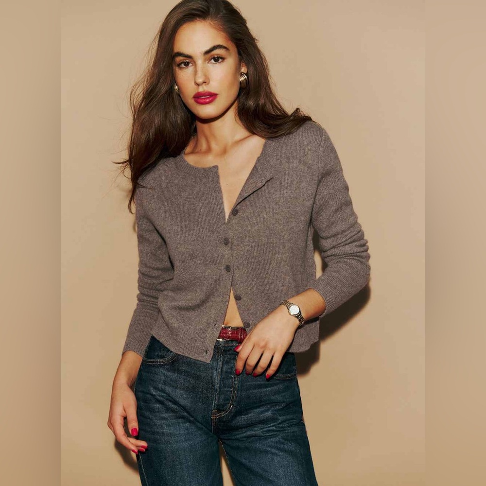 Reformation Clara sweater Cocoa in Small